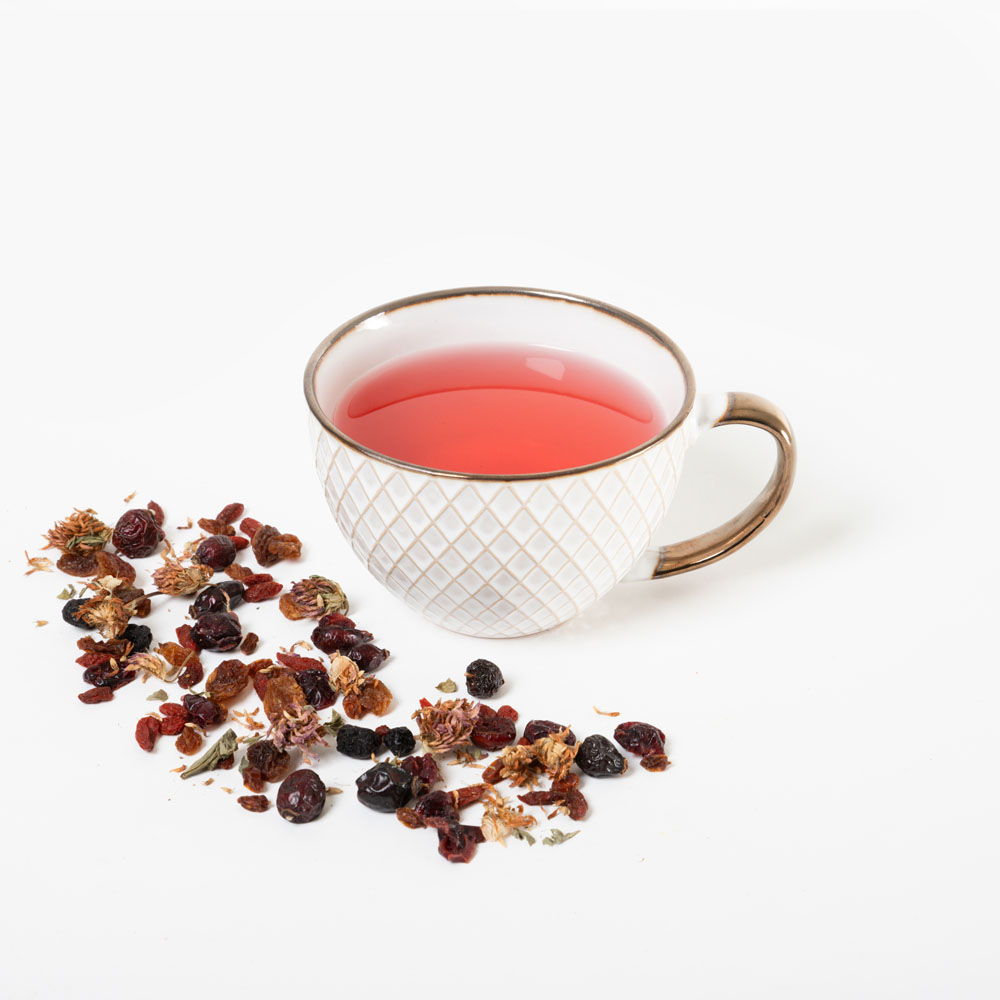 Hippophaes Tea with Red Fruits